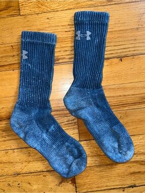 Under Armour indigo dye Crew Socks